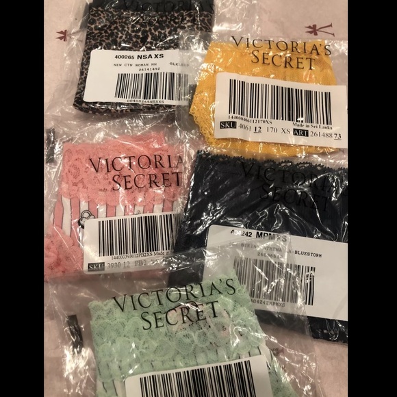 🍎Victoria Secret PINK 5 Panties Lot XS - Picture 2 of 13